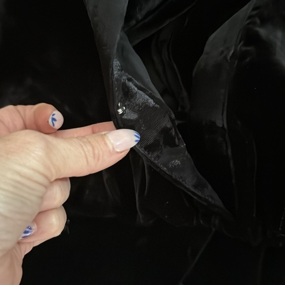 Anthropologie | Black Velvet Jumpsuit | size S | NWT - Picture 6 of 6